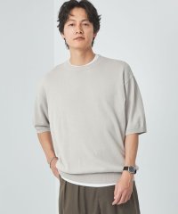 green label relaxing/コットン/アクリル レイヤード 半袖 クルーネック Tシャツ＆ニット/505909029