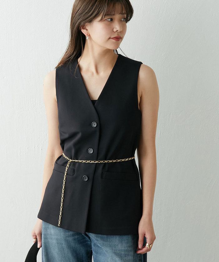 セール 70%OFF】【セットアップ対応】ポンチベスト(505909097