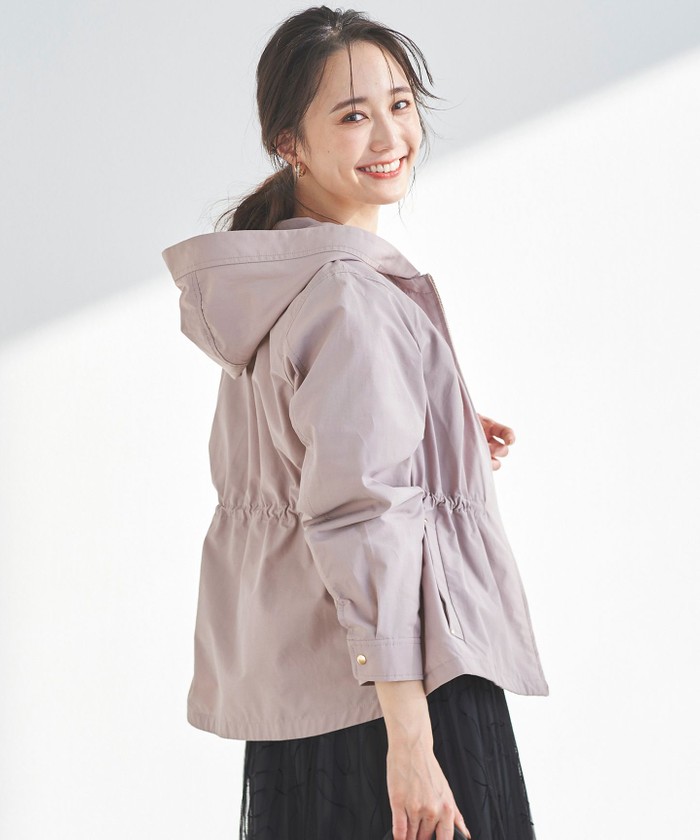 エニスィス　洗えるブルゾン 撥水・洗える】フーディショート ブルゾン（ブルゾン）｜any SiS