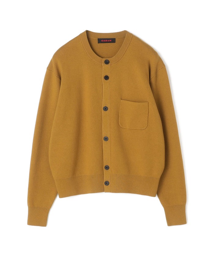 CABaN コットンカシミヤ ポケットクルーネックカーディガン CABaN コットンカシミヤ ポケットクルーネックカーディガン