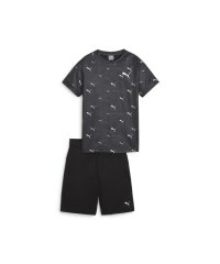 PUMA/キッズ ボーイズ アクティブ スポーツ ポリ AOP 半袖 Tシャツ アンド ショーツ セット 120－160cm/505909486