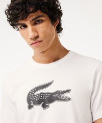 LACOSTESPORTS MENS/コットンブレンドウルトラドライロゴプリントTシャツ/505171223