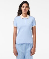 LACOSTE/モノグラムジャカードコットンニットポロシャツ/505709070