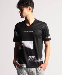 NICOLE CLUB FOR MEN/フォトラインプリント半袖Ｔシャツ/505795658