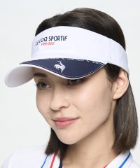 le coq sportif GOLF /ロゴパイピングサンバイザー/505875822