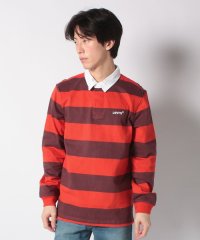 LEVI’S OUTLET/ラグビーシャツ レッド VALIANT POPPY/505897162