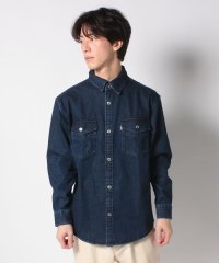 LEVI’S OUTLET/SILVERTAB（TM） 2 ポケットシャツ ダークインディゴ STUYVESANT/505897170