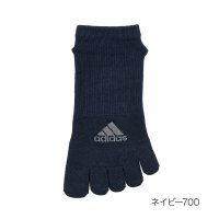 Adidas/ADIDAS(アディダス) ソックス 無地リブ ワンポイント スニーカー丈 5本指 消臭 指先まで足底すべり止め FOOTサポート 06569W 福助 公式/505909680