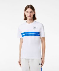 LACOSTE Mens/フロントボーダーバックプリントTシャツ/505909846