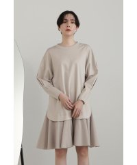 JILL STUART/タフタドッキングミニワンピース  WEB・一部店舗限定カラー:ベージュ/505909967