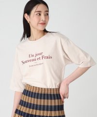 THE SHOP TK/【オーガニックコットン】刺繍ロゴTシャツ/洗濯機OK/505910435