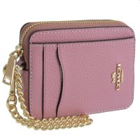 COACH/COACH コーチ ZIP CARD CASE パス カード ケース 小銭入れ レザー/505910888