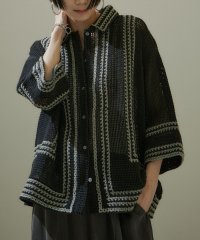 サロン　アダム　エ　ロペ/【WEB限定】コットンネット刺繍シャツ/24SS/505911463