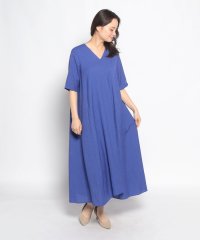 viscotecs make your brand/FRONT DRAPE V－NECK DRESS/505890448