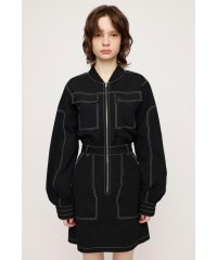 SLY/FRONT ZIP STITCH ショートワンピース/505911787