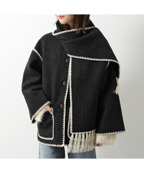 セール】Toteme ジャケット EMBROIDERED SCARF JACKET(505912640 セール】Toteme ジャケット EMBROIDERED SCARF JACKET(505912640