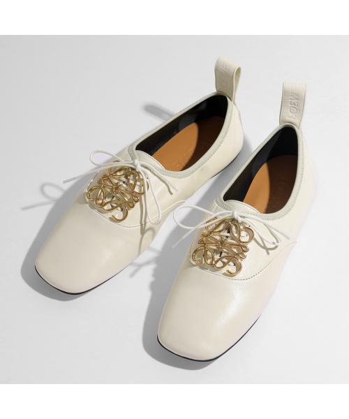 セール】LOEWE フラットシューズ L814S02X03 ANAGRAM SOFT DERBY セール】LOEWE フラットシューズ L814S02X03 ANAGRAM SOFT DERBY