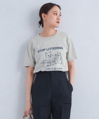 green label relaxing/【別注】＜MIXTA＞ショートスリーブ プリント Tシャツ グレー/505912777