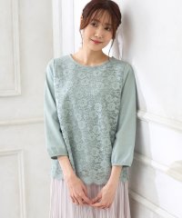 Honeys/８分袖前身レースＴシャツ/505912887