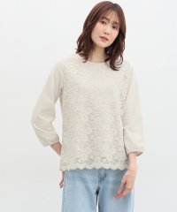 Honeys/８分袖前身レースＴシャツ/505912887