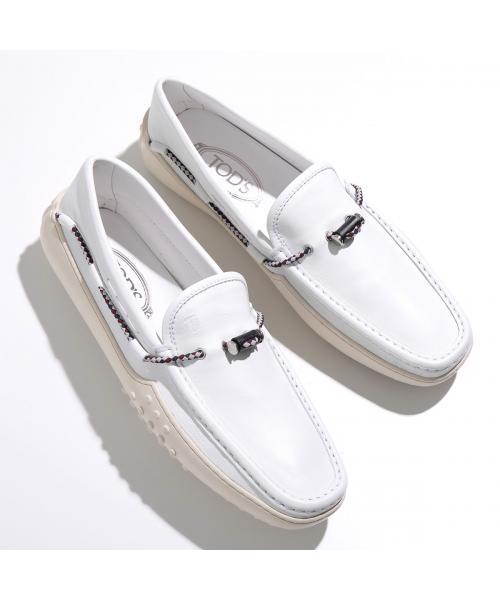 TOD'S トッズ ホワイト モカシン ドライビングシューズ トッズ(TODS)(MRKTOS) | モカシン・デッキシューズ/シューズの