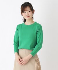  LAURA ASHLEY/【マシンウォッシャブル可/コットン混/同素材アイテムあり】ボートネックニット/505914231