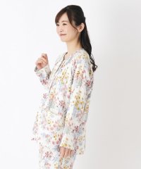  LAURA ASHLEY/メーガン柄 ダブルガーゼ ルームトップス/505914236