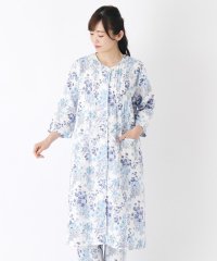  LAURA ASHLEY/メーガン柄 ダブルガーゼ ルームドレス/505914333