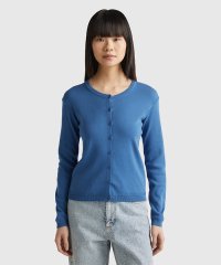 BENETTON (women)/コットン100％無地クルーネック長袖カーディガン/505895389