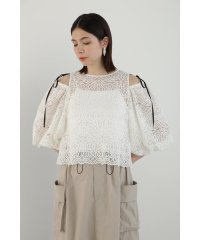 JILL STUART/レースボリュームブラウス/505911812