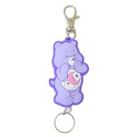 cinemacollection/ケアベア キーリング ラバーリールキーホルダー Sweet Dreams Bear CareBears エスケイジャパン 鍵ホルダー キャラクター グッズ /505913007