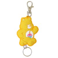 cinemacollection/ケアベア キーリング ラバーリールキーホルダー Birthday Bear CareBears エスケイジャパン 鍵ホルダー キャラクター グッズ /505913008