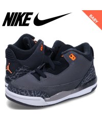 NIKE/ NIKE JORDAN 3 RETRO TD ナイキ ジョーダン3 レトロ スニーカー ベビー キッズ ブラック 黒 DM0968－080/505913201