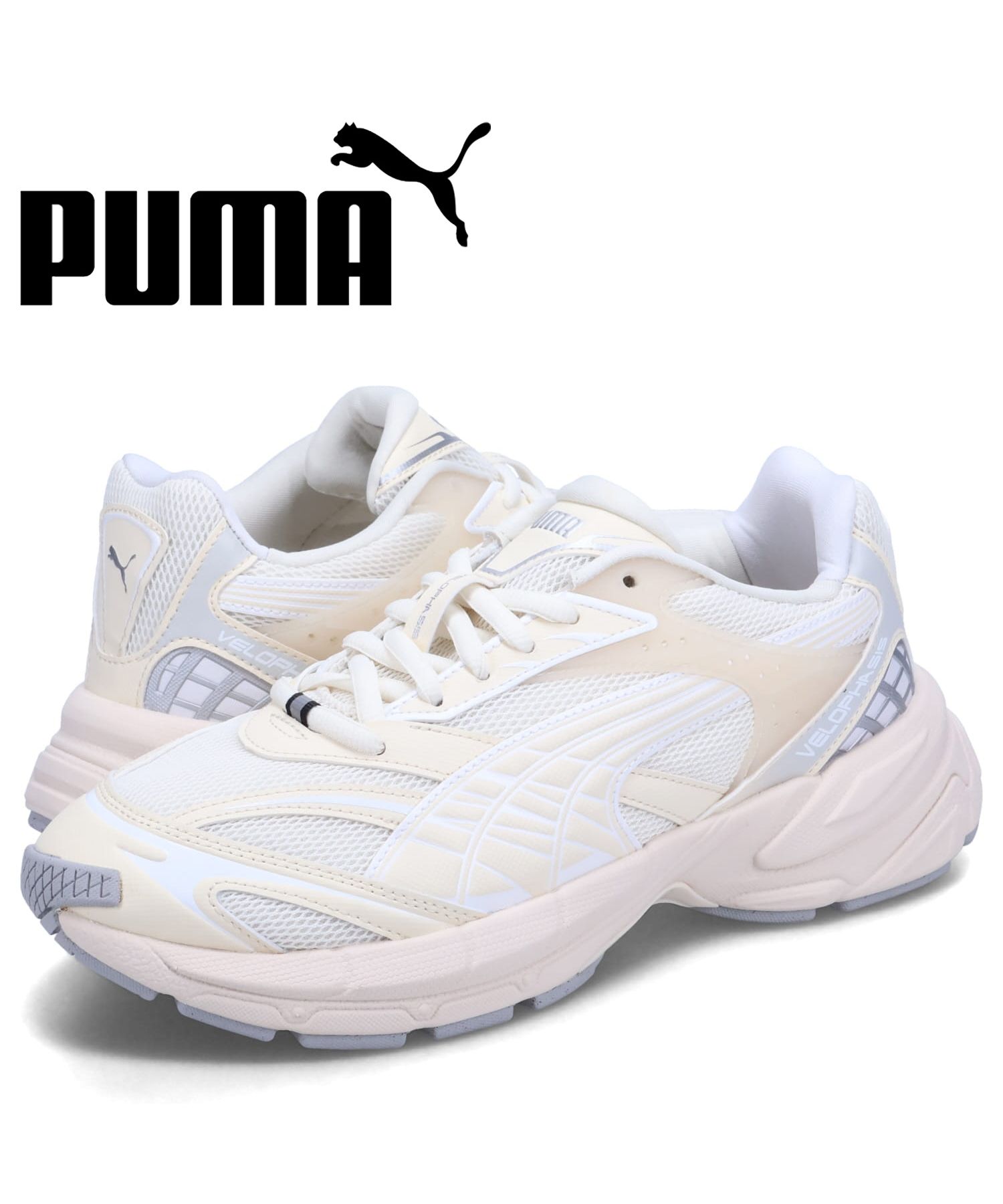 プーマ PUMA PUMA プーマ スニーカー ベロファシス オールウェイズ オン メンズ VELOPHASIS ALWAYS ON オフ ホワイト  39590(505913214) | PUMA(PUMA) - d fashion