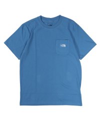 THE NORTH FACE/ ノースフェイス THE NORTH FACE Tシャツ 半袖 メンズ ポケット 無地 M SS HERITAGE PATCH POCKET TEE ブルー グ/505913250