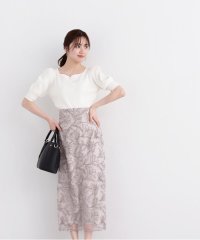 PROPORTION BODY DRESSING/フラワーオーガン刺繍タイトスカート/505914576