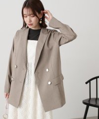 N Natural Beauty Basic/マットウースストレッチテーラードジャケット《S Size Line》/505914601