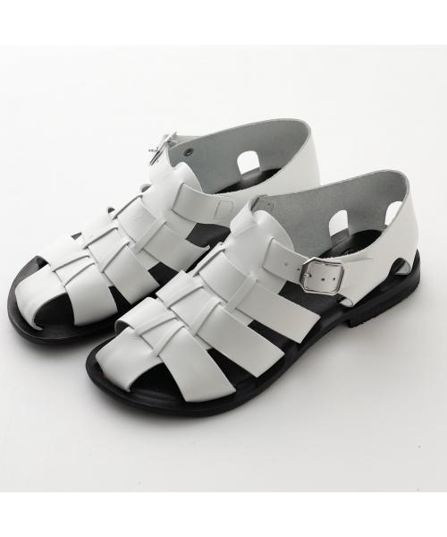 ローヒール ステッチ グルカサンダル 夏 靴 エコレザー n578 セール17%OFF】エダーシューズ Eder Shoes EDER SHOES グルカ