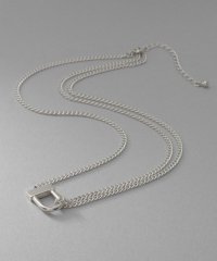 COCOSHNIK ONHITSCH/ココシュニック オンキッチュ COCOSHNIK ONKITSCH シルバー ロックモチーフ ドレープネックレス/505915260