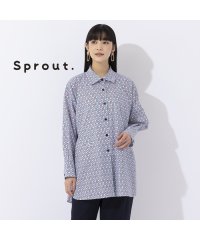 Liliane Burty/【Sprout.】トルコ製素材　幾何プリントブラウス/505915747