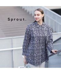 Liliane Burty/【Sprout.】トルコ製素材　ビルプリントブラウス/505915748