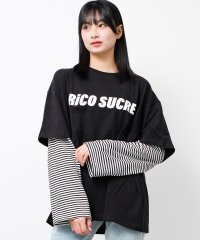 RiCO SUCRE/フェイクレイヤードボーダーロングTシャツ/505915819