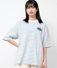 RiCO SUCRE/リコ シュクレ RiCO SUCRE ビッグボーダーハーフスリーブTシャツ/505915820