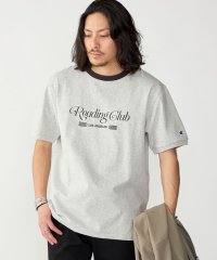 SHIPS MEN/【SHIPS別注】Champion: ウォッシュ プリント リンガーネック 半袖 Tシャツ/505916440