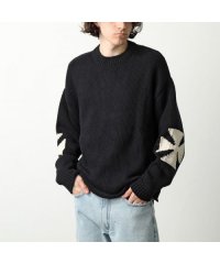 askyurself/ASKYURSELF ニット CHUNKY CROSS KNIT クロス/505916506