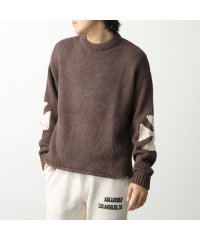 askyurself/ASKYURSELF ニット CHUNKY CROSS KNIT クロス/505916506