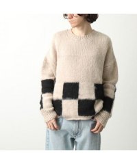 askyurself/ASKYURSELFニット BRUSHED CHECKERED KNIT/505916513