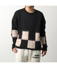 askyurself/ASKYURSELFニット BRUSHED CHECKERED KNIT/505916513