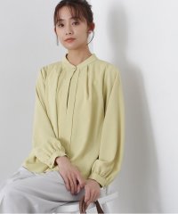 N Natural Beauty Basic/スタンドカラーフロントタックブラウス 24SS/505872618