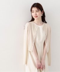 PROPORTION BODY DRESSING/シアーリブショートカーディガン 新色カラー：エクリュ・イエロー/505892232